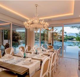 Luxury 6 Bedroom Brac Island Beach Front Villa With Heated Infinity Pool and lift near Sumartin sleeps 12